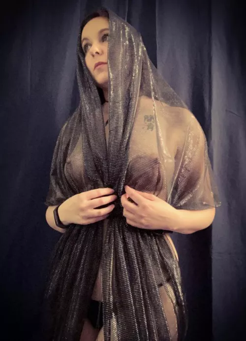 Sheer robe hand made by yours truly