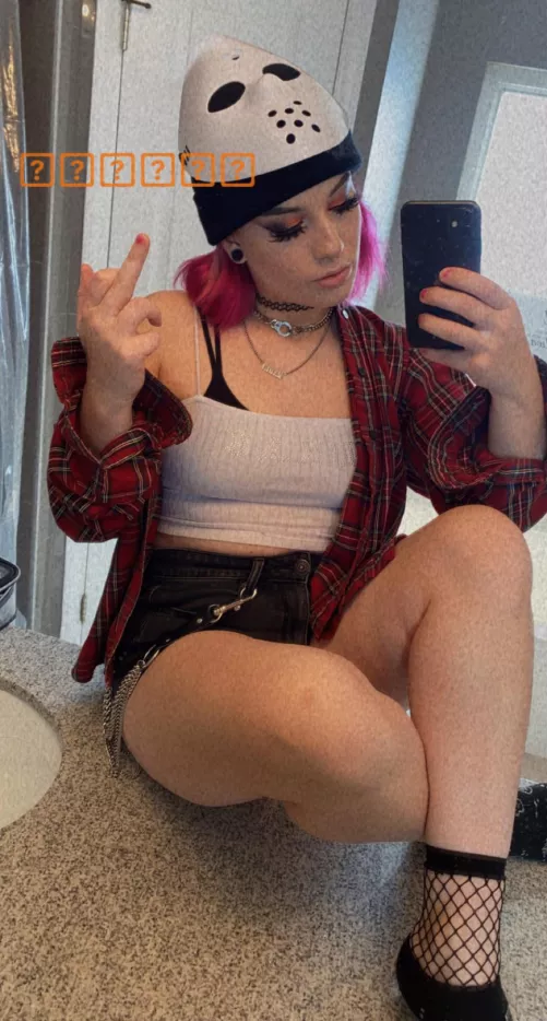 Should I do a lingerie shoot in my Jason mask