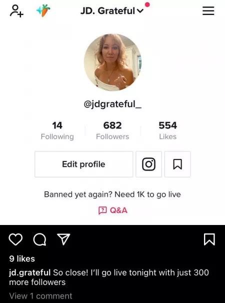 Show some support guys, she is amazing on her lives