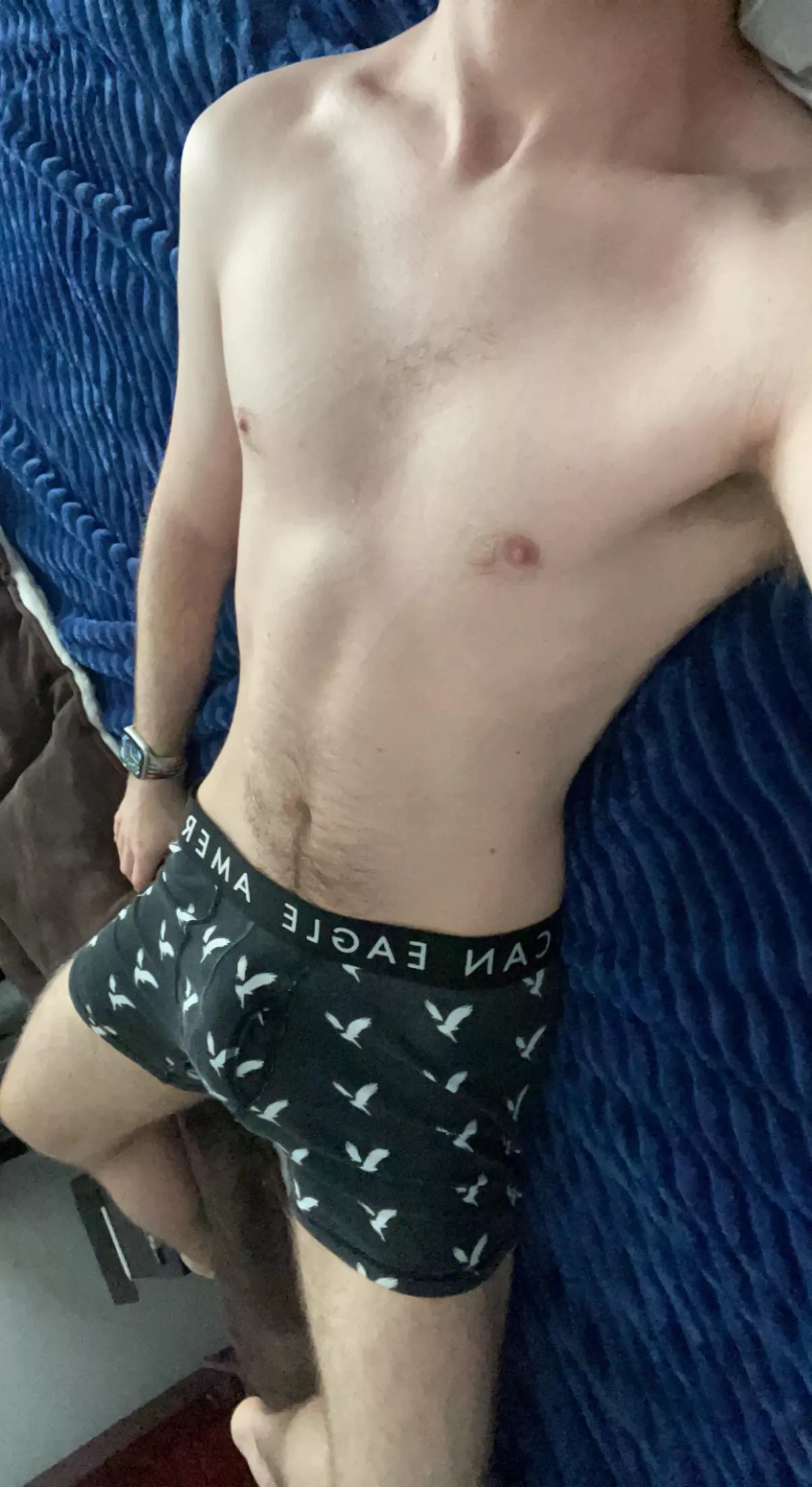 Showing off my boxers for you 😈
