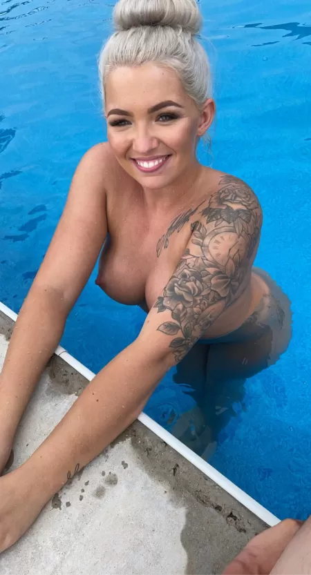 Skinny dipped and played strip games! Who wants to see more? I’ll put my link in the comments!