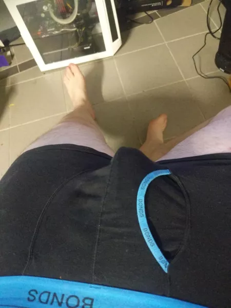 So cold but I can never seem to keep my pants on.