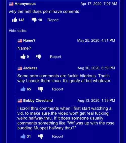 So what brings you to the comments?