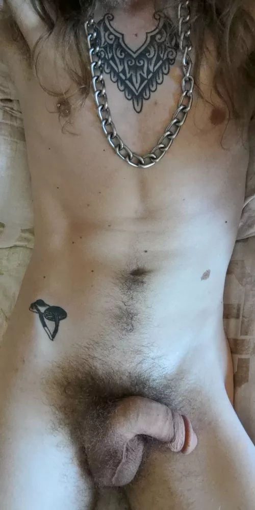 Soft cock ready for jerking