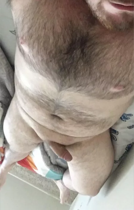 Soft hair and soft cock