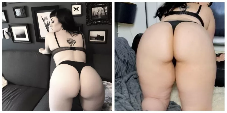 Some butt/thigh gains for you. My size a year ago vs now 🍑
