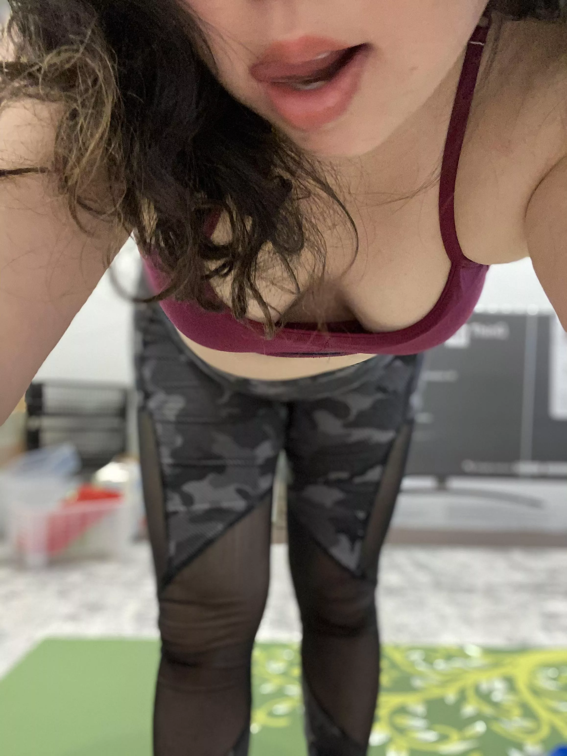Sorry, I think I have something right there. Do you see it? Right by my tongue? (F, 40, married, 2 kids, uses zoom as a mirror in Pilates class.) Sorry, I think I have something right there. Do you see it? Right by my tongue? (F, 40, married, 2 kids, uses zoom as a mirror in Pilates class.)