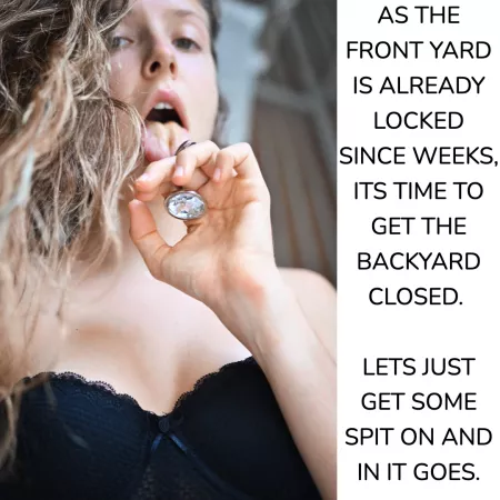 Spit on and in it goes 😈