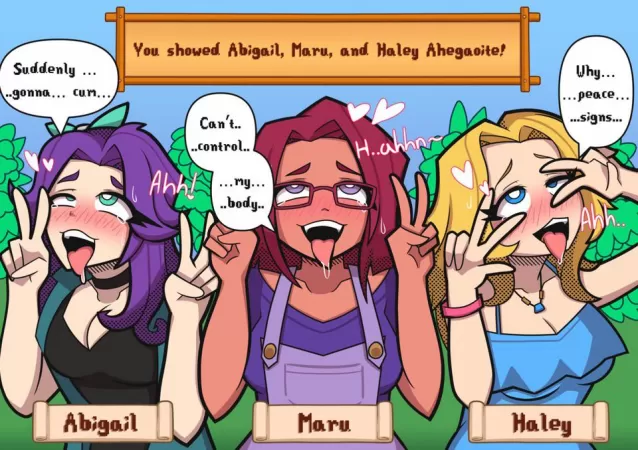 Stardew Valley: Ahegaoite (Originally posted by u/OneTrueLover)