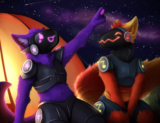 Stargazing ✨ (Art by me, @SupersonicSoup)