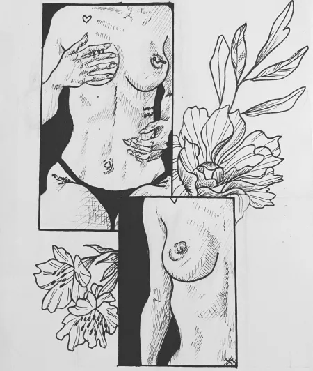 starting a new project of drawing peoples nudes