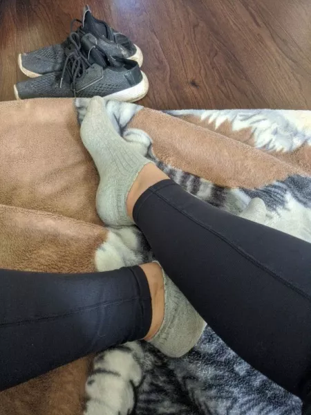 Stinky, soaked and relaxing now