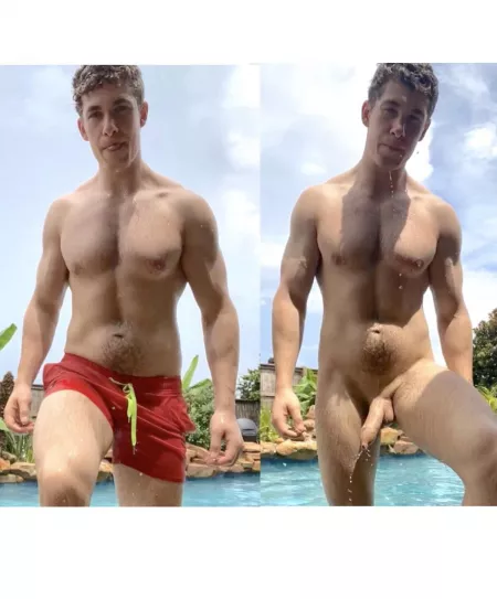 Swimsuit vs birthday suit 😜