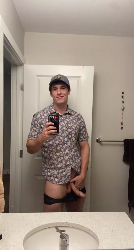 Taken moments before I blew a huge load