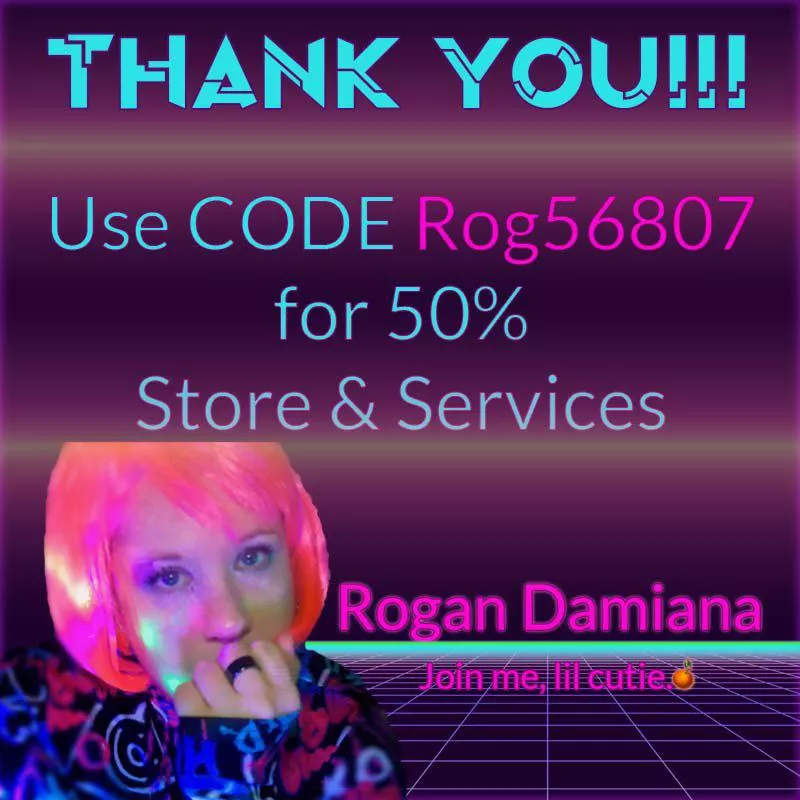 Thank you for making August my biggest month so far on ManyVids!!! Use code Rog56807 for 50% off my store and services!!! Link in comments. Thank you for making August my biggest month so far on ManyVids!!! Use code Rog56807 for 50% off my store and services!!! Link in comments.