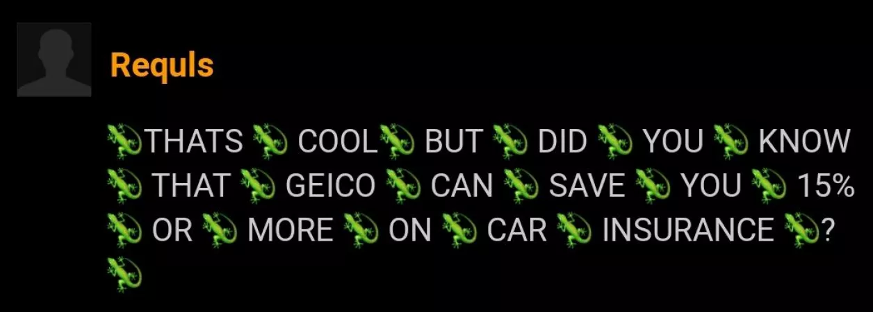 Thanks, now I know how to save on car insurance while I'm jerking off