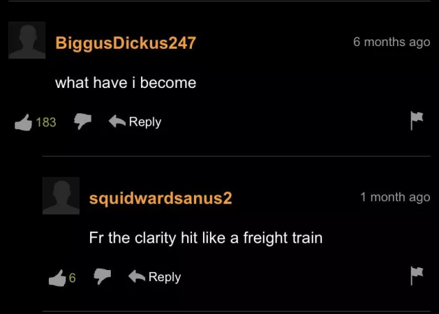 The clarity hit like a freight train.