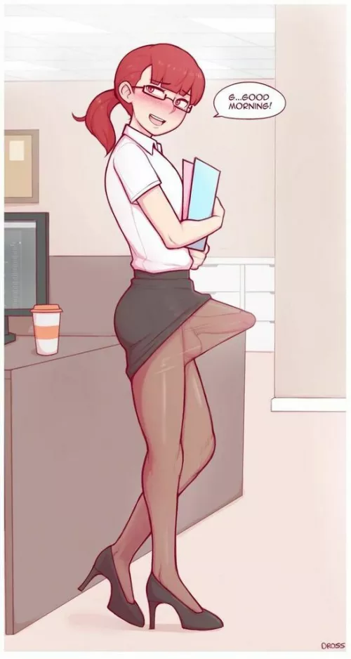 The gurl is looking for a new position as assistant... Someone is hiring?!!! 😁✌️(by Dross)