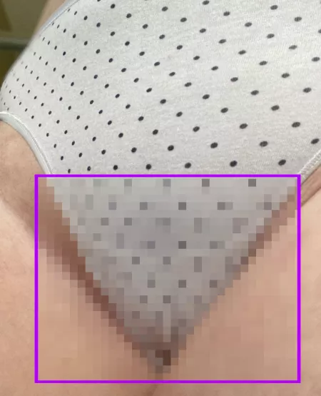 The imprint my pussy leaves in these panties is so cute, too bad you don’t deserve to see it