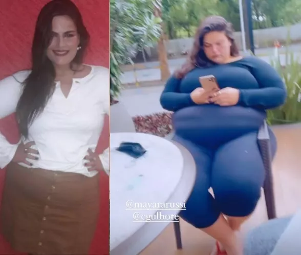 The Legendary regain of Mayara Russi 2016 to 2021 how heavy do you think she is now?