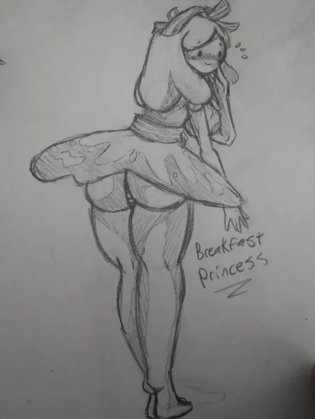 The most important meal of the day (6/6 Adventure time pinup doodle series) [NSFW]