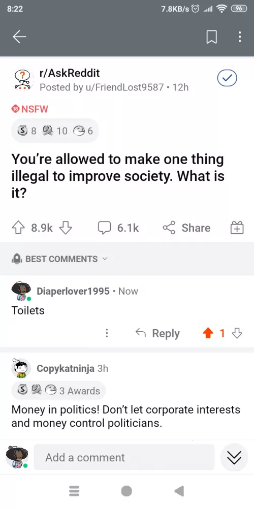 The one thing that should be banned...the potty monster