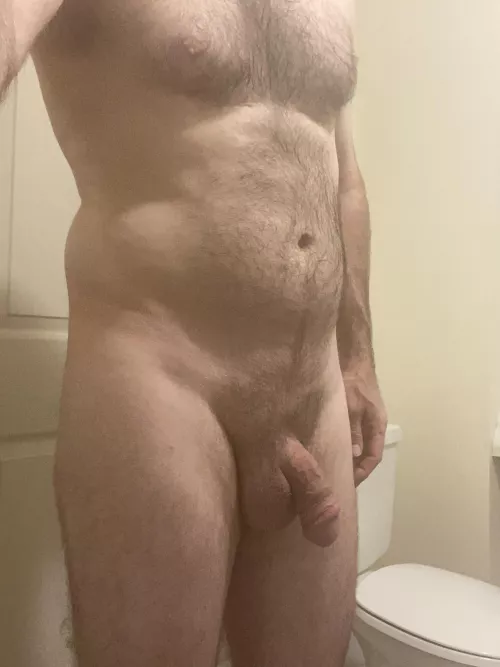 The room is still steamy from my shower [45]