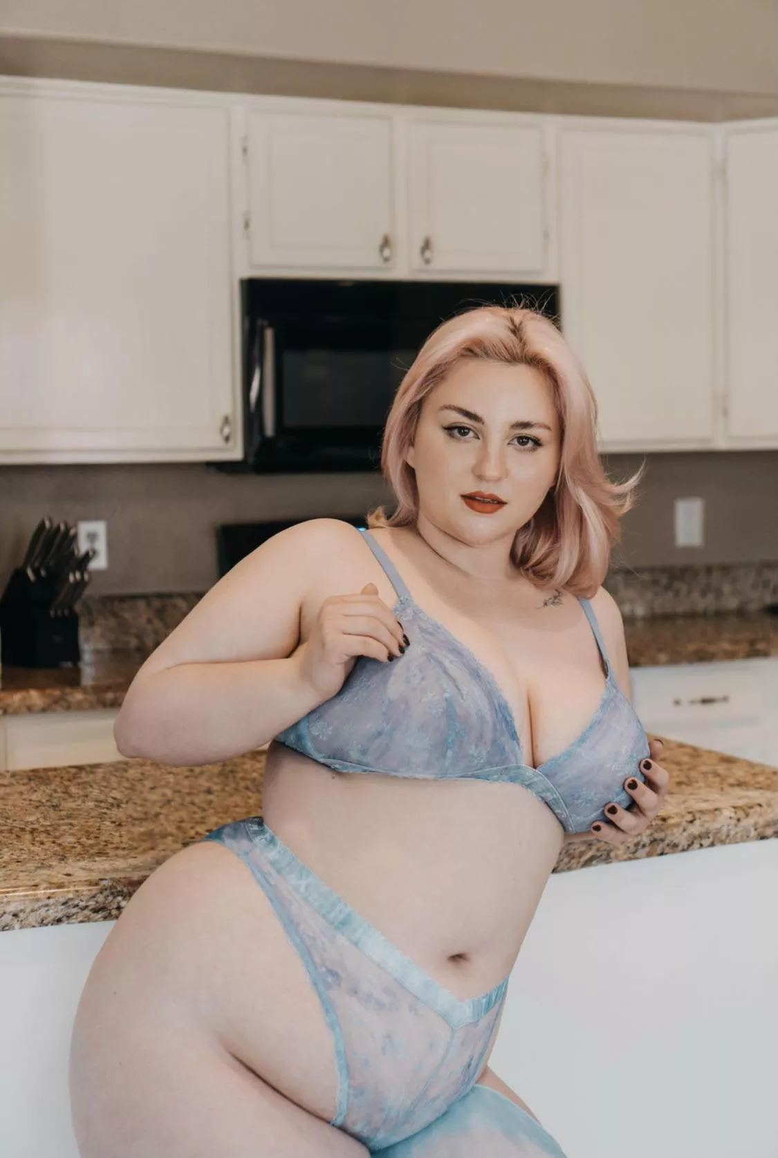 There’s just something about walking around the house in lingerie!