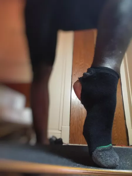 This grip tape is so sticky, look what it did. This grip tape is so sticky, look what it did.