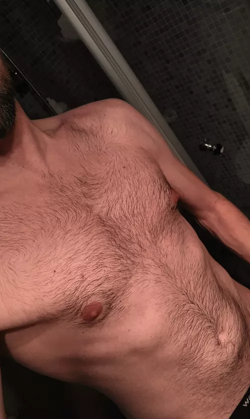 This is my chest, I don't know if it's the best. But I thought I'd share with you all, hopefully it doesn't appall. So please enjoy my hairy tits, can't think of another good rhyme so I'll just call it quits. Peace ✌️