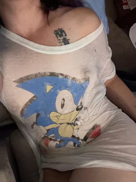 This T is so old is see through, but I still love it