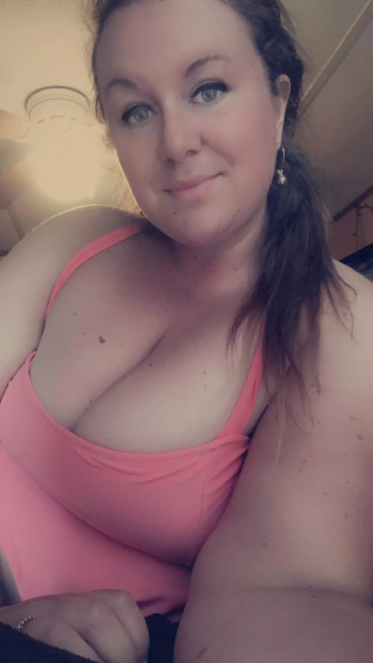 This top is barely big enough to hold in these tits. 🤪