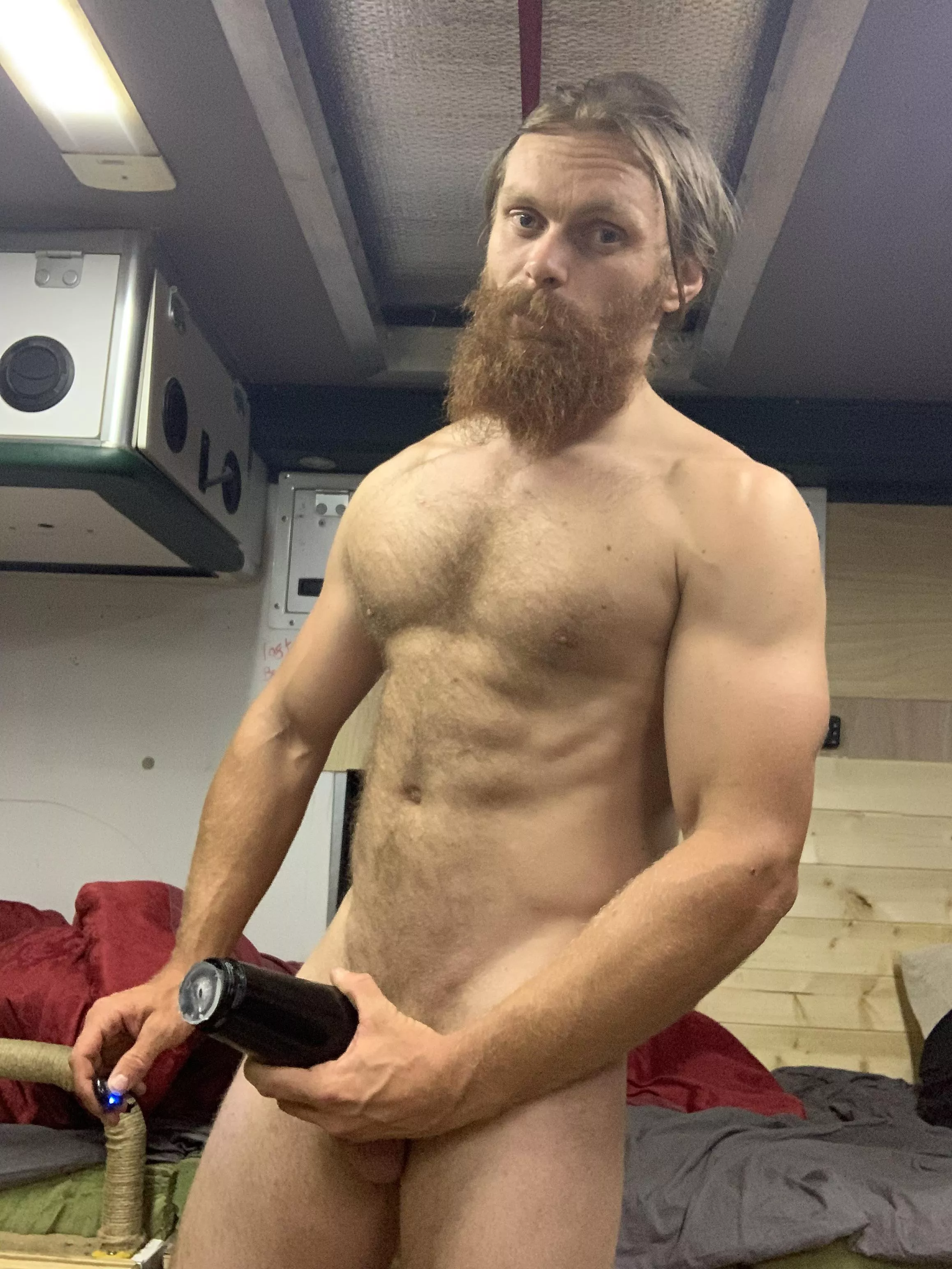 This Viking discovered a new toy This Viking discovered a new toy