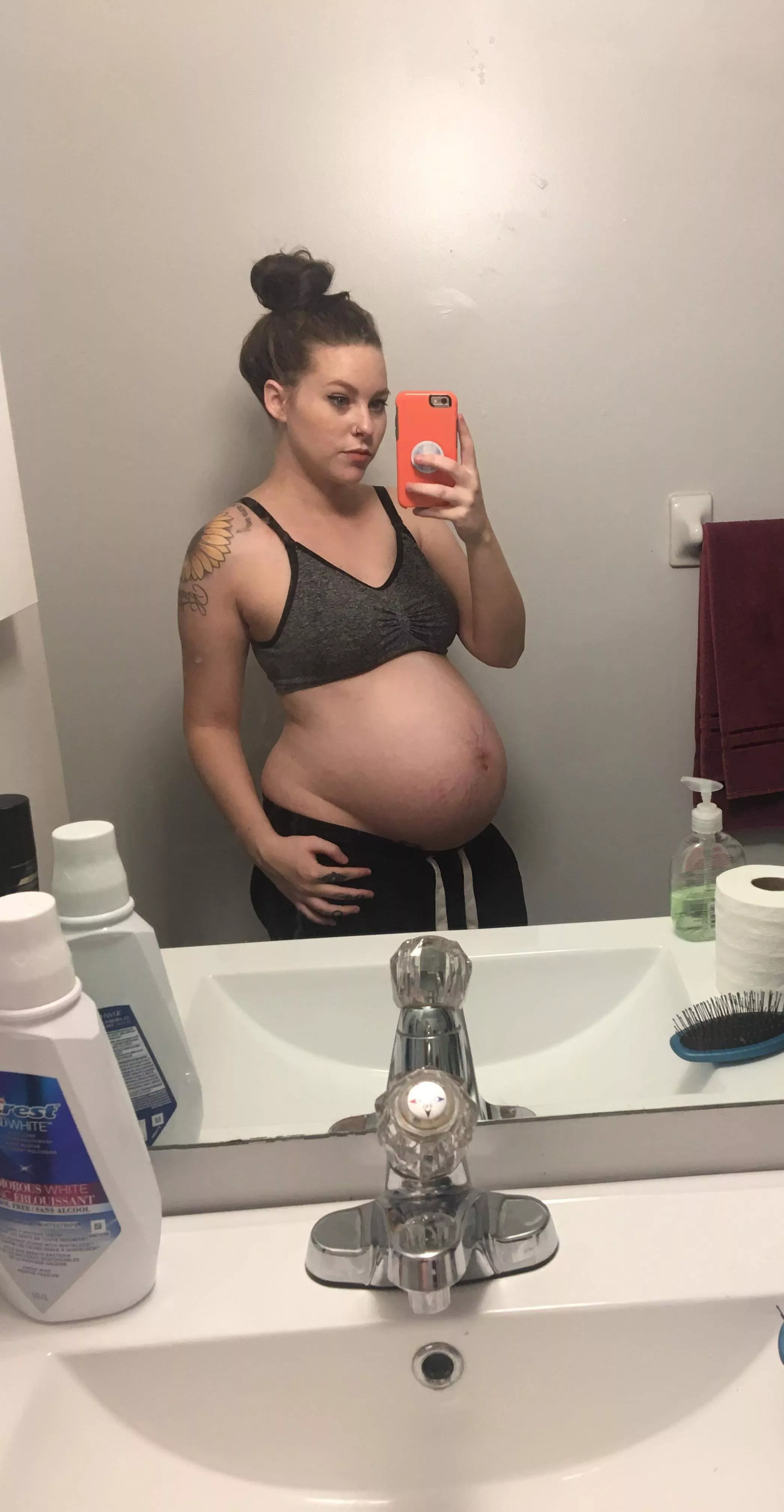Throwback to me being 35 weeks pregnant with my second. Can’t wait to be pregnant again in a few short months Throwback to me being 35 weeks pregnant with my second. Can’t wait to be pregnant again in a few short months