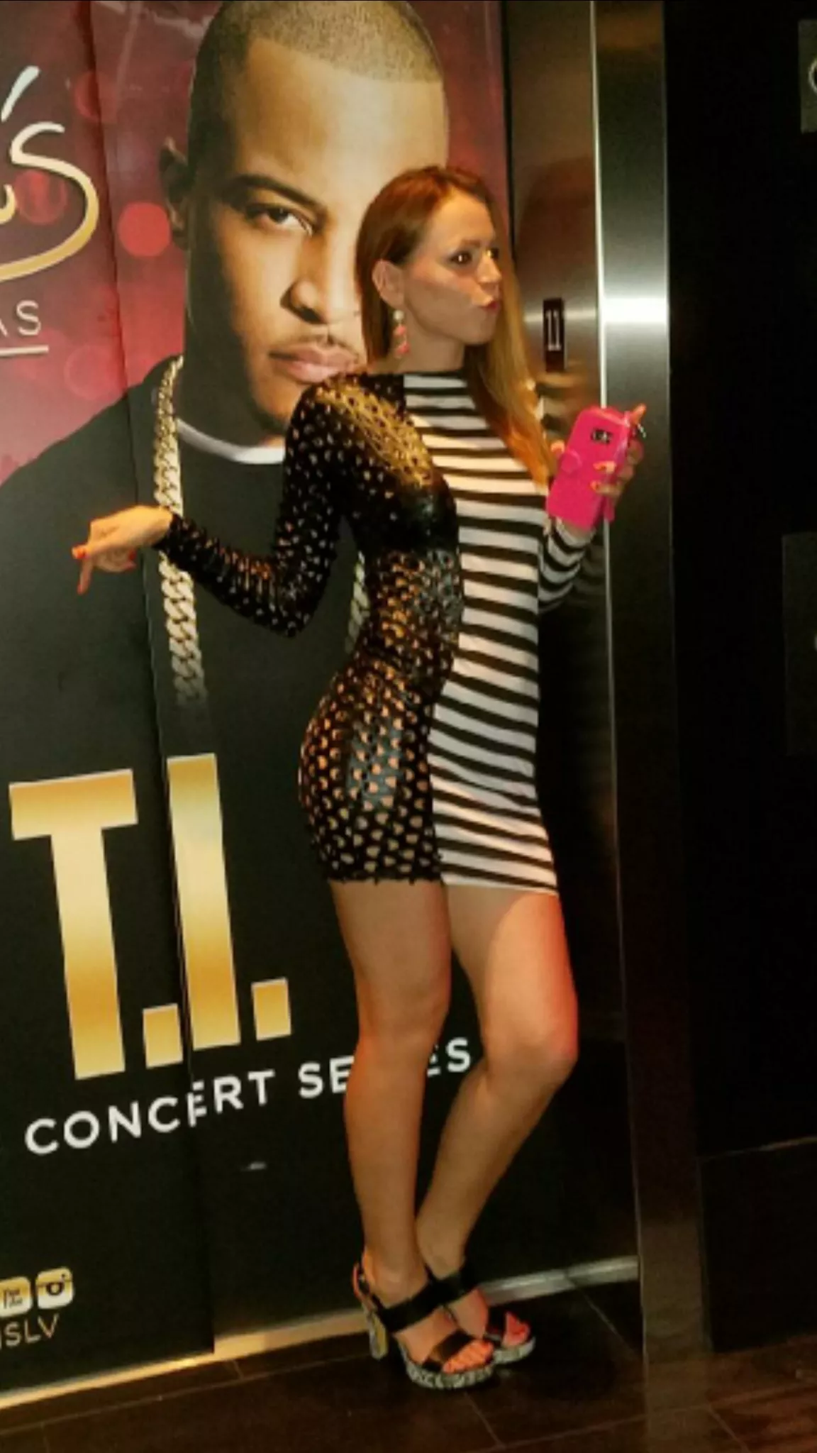 Throwback to when I was dared to wear a garbage dress in Vegas. And yes it was see through, and no I wasn't wearing panties 😜 Throwback to when I was dared to wear a garbage dress in Vegas. And yes it was see through, and no I wasn't wearing panties 😜