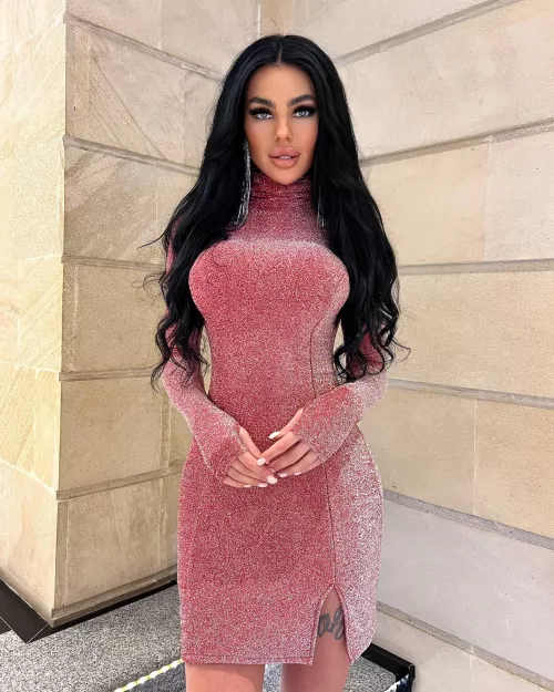 Tight Dress, Bolted Lips