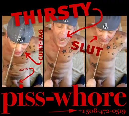 Total piss whore, and I like it 💦 Who's up next to give me golden glory