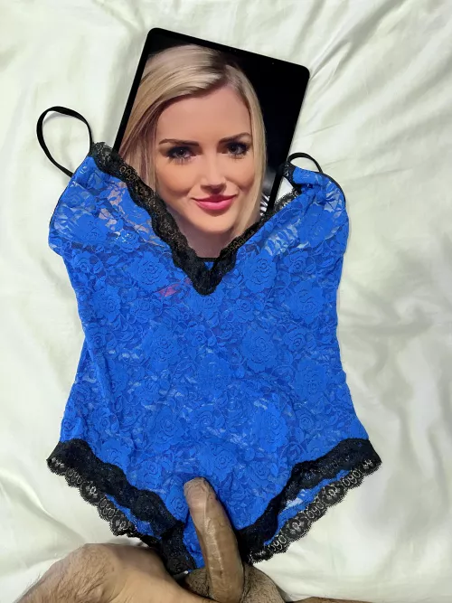 Tribbing his cousin Beth with my sisters lingerie. Posting as requested