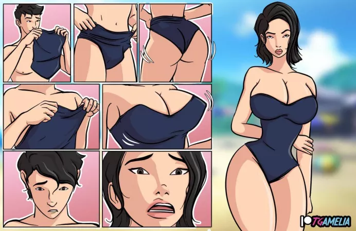 Trying On a One Piece - TGAmelia