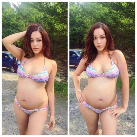 Turning heads at the pool.