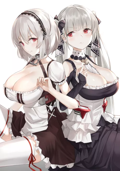 Two Big Titty Maids (HMS Formidable & HMS Sirius)