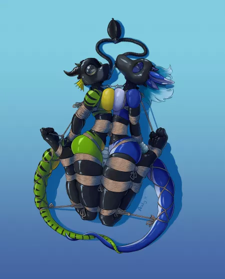 Two ladies in a mutual predicament~ (PeskyBatfish) [FF]