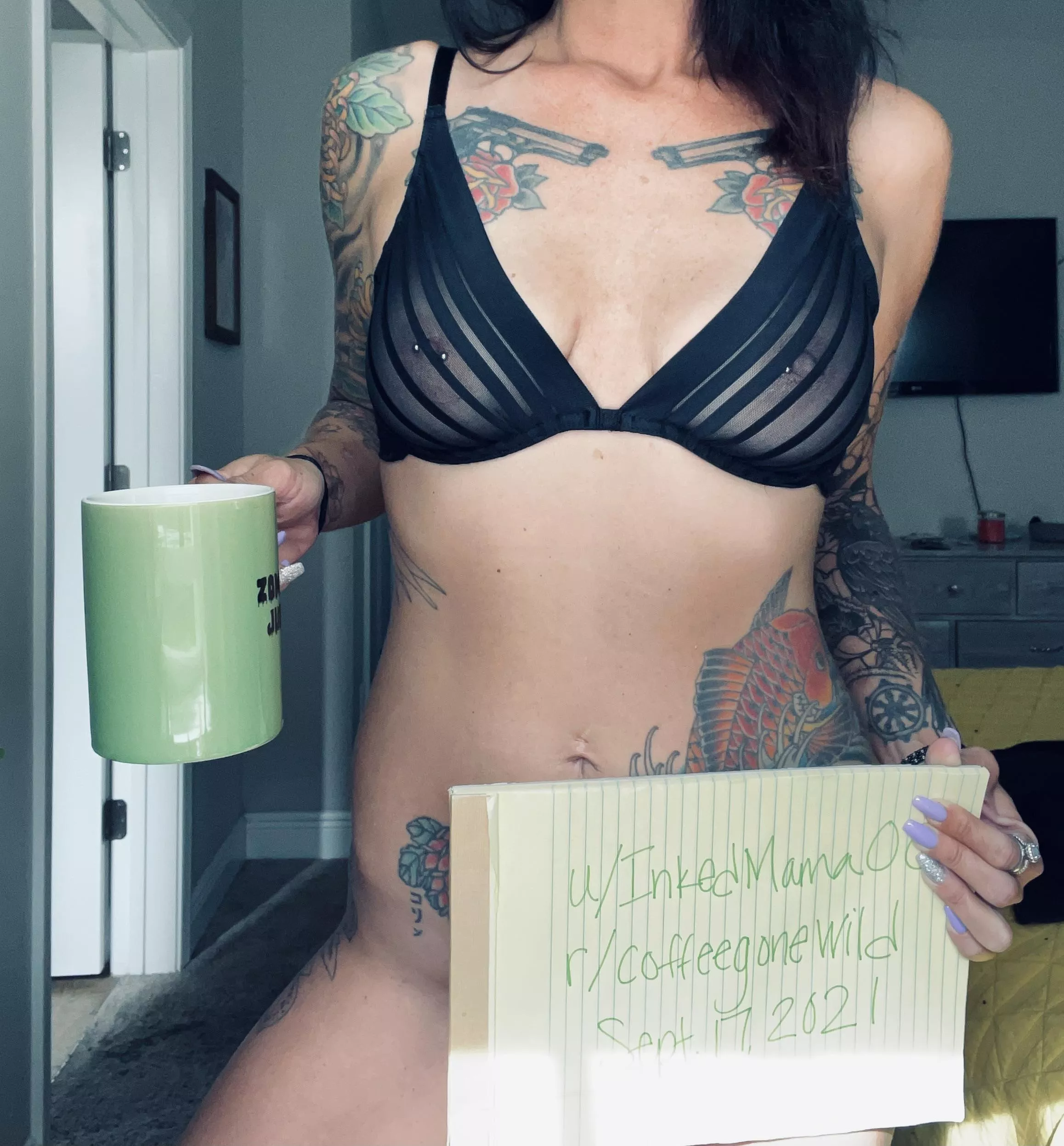 Verify me…One more tiiiime! Seems I can’t stay away! New account, same coffee loving LadyA! Cheers CGW 🖤☕️🖤