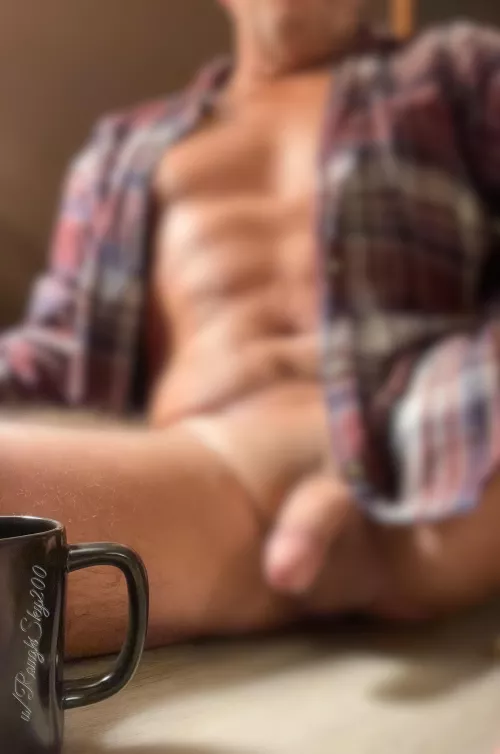 Waiting on that first cup… (M)