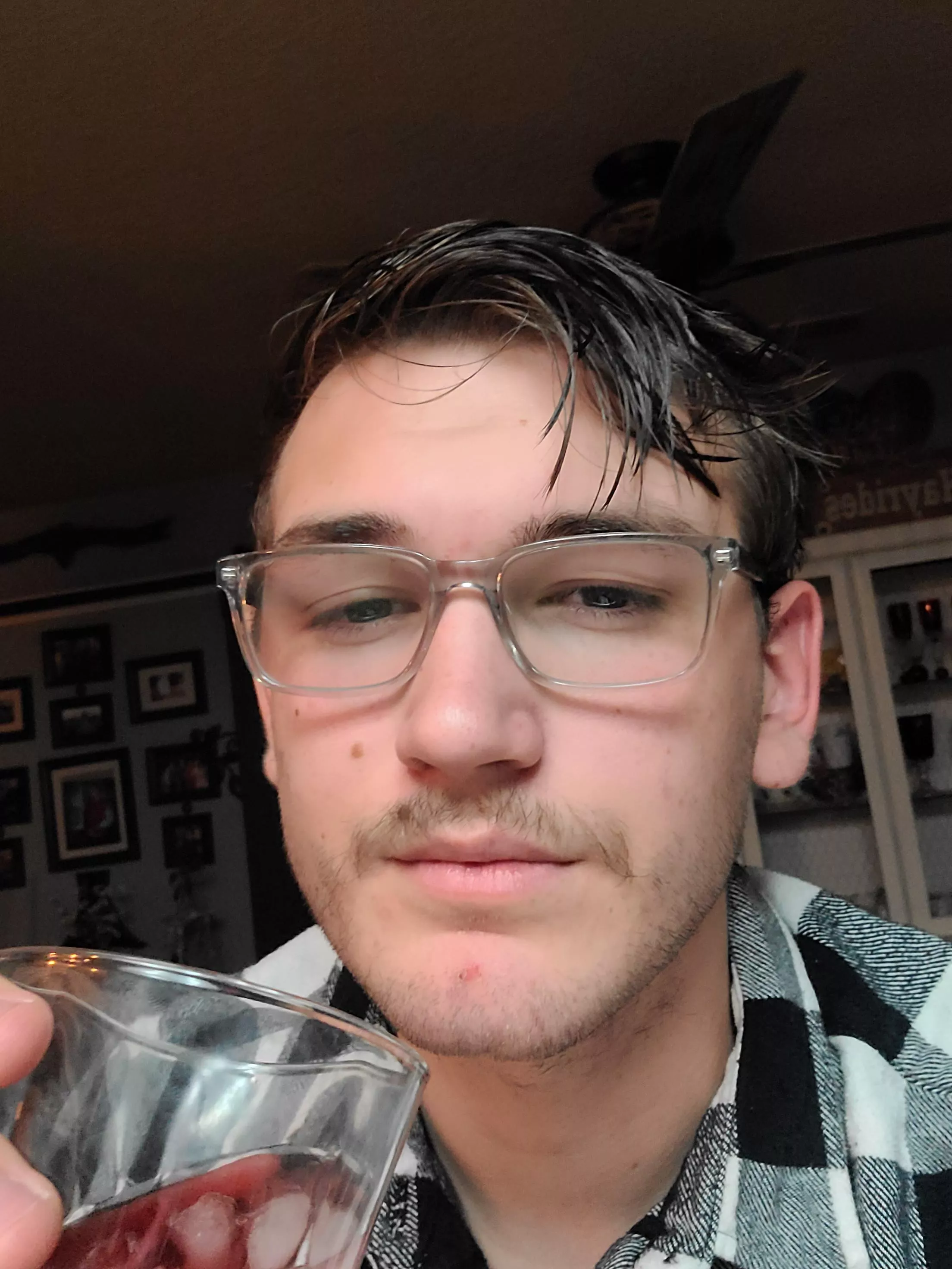 What are we thinking of the slow attempt to grow a mustache??