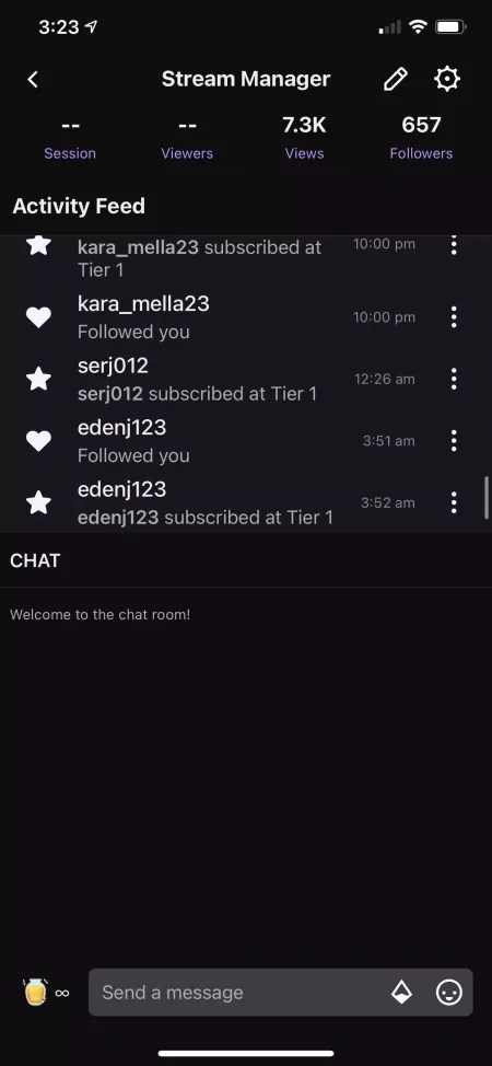 What is happening here? These are new/default accounts that followed and subbed to me during a period I wasn't streaming. I am not big enough for random people to be subbing to me. Is there a new bot thing?