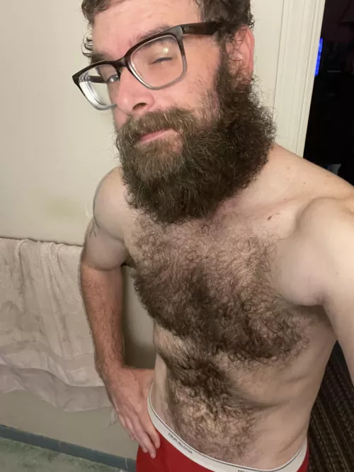 What’s up guys, not much of a bear but I’ve got some hair