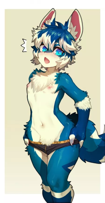 When forgot to close the door (art by schewiener).