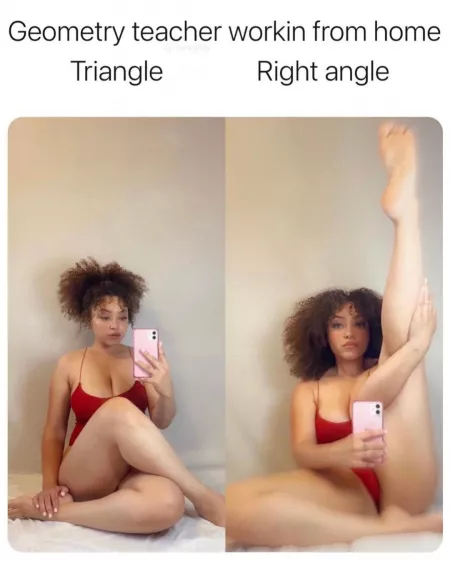 Who is she? And don't say a geometry teacher 🤣