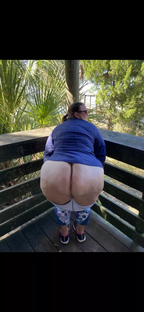 Who would fuck me like this, in public?